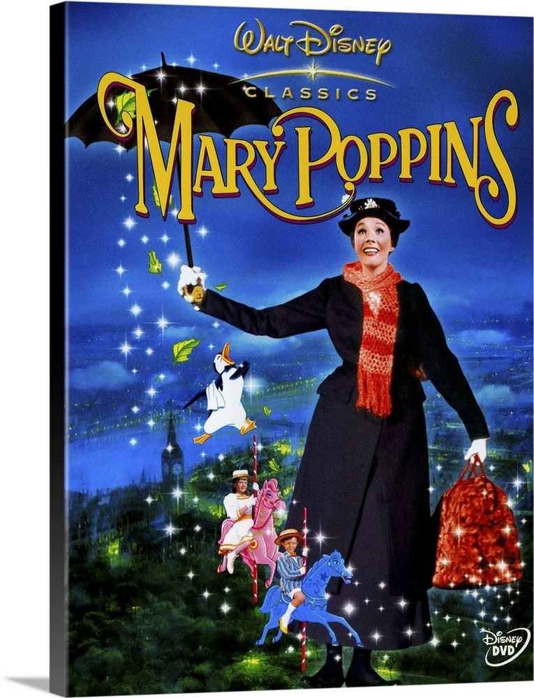 Mary Poppins (1964) Wall Art, Canvas Prints, Framed Prints ...