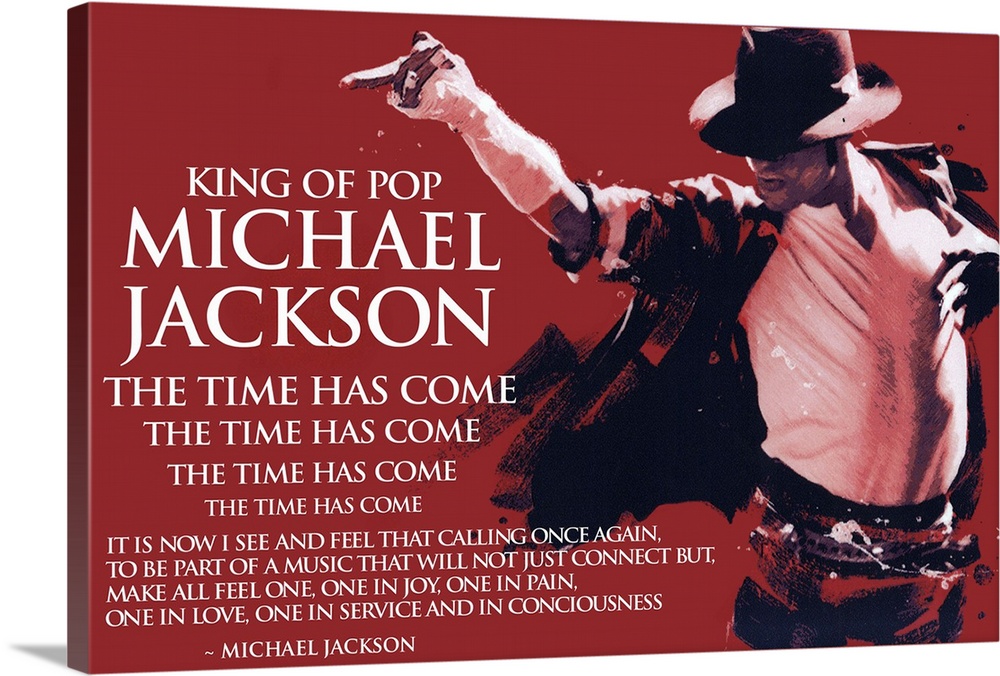 Michael Jackson - This Is It Tour (2009) Stretched Canvas Print