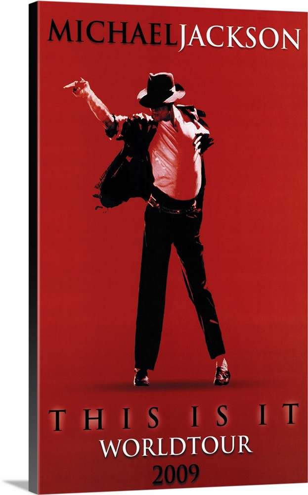 Michael Jackson This Is It Tour (2009) Stretched Canvas Print