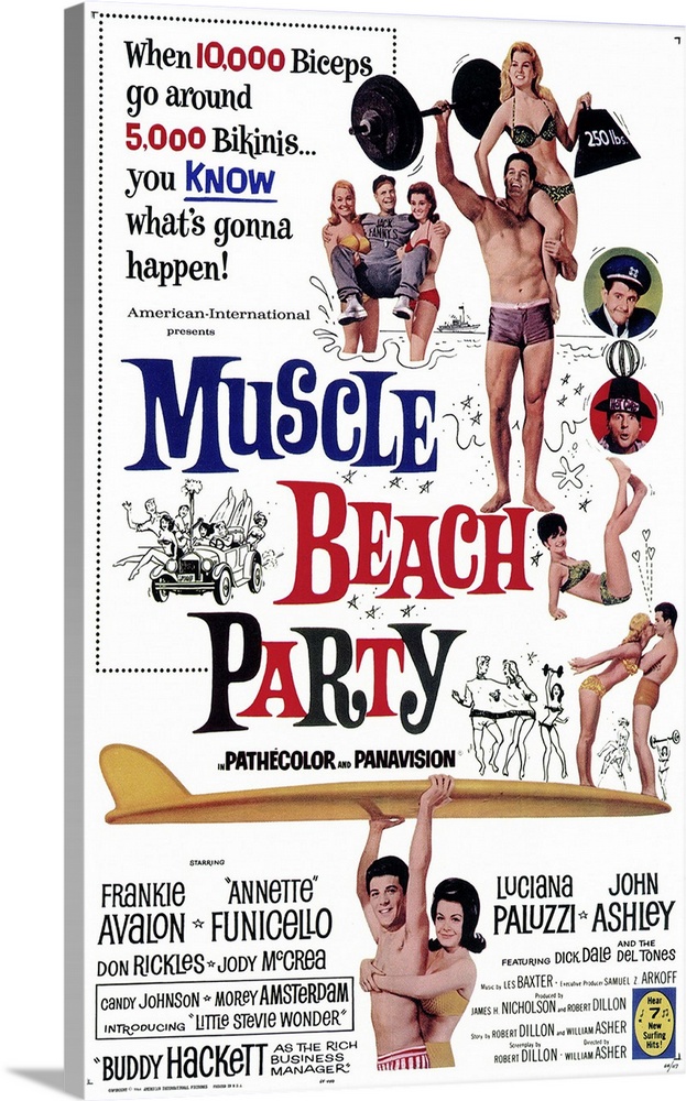 Sequel to Beach Party finds Frankie and Annette romping in the sand again. Trouble invades teen nirvana when a new gym ope...