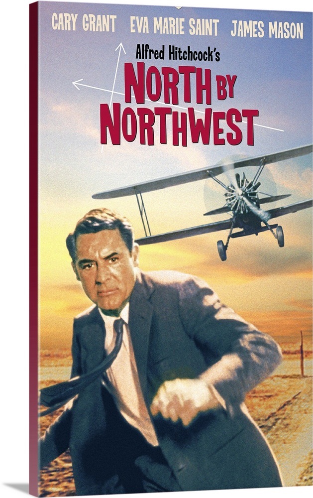 North By Northwest (1959) Wall Art, Canvas Prints, Framed