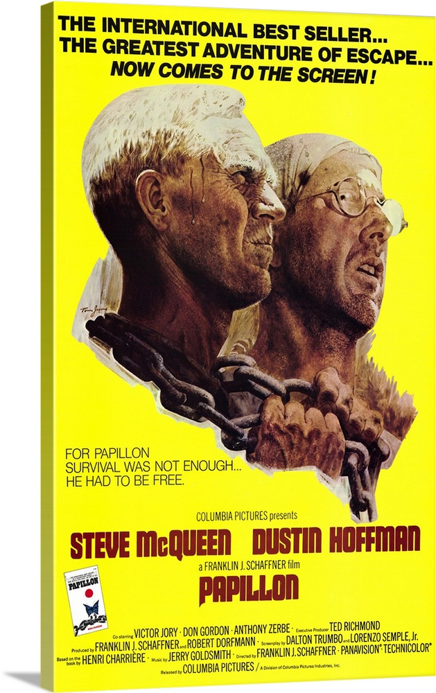 McQueen is a criminal sent to Devil's Island in the 1930s determined to escape from the Lemote prison. Hoffman is the swin...