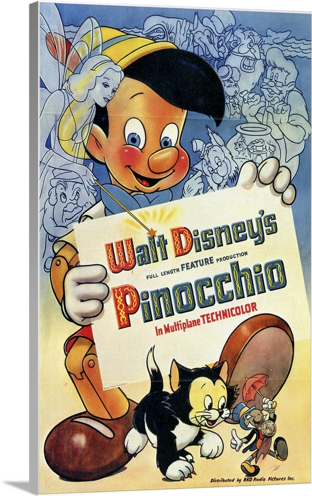 Inventor Gepetto creates a wooden marionette called Pinocchio. His wish that Pinocchio be a real boy is unexpectedly grant...