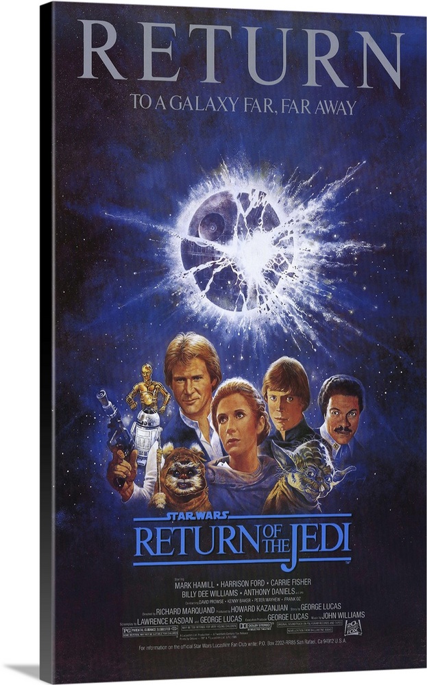 Third film in George Lucas' popular space saga. Against seemingly fearsome odds, Luke Skywalker battles such worthies as J...