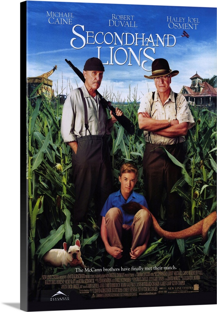 Secondhand Lions (2003) Solid-Faced Canvas Print
