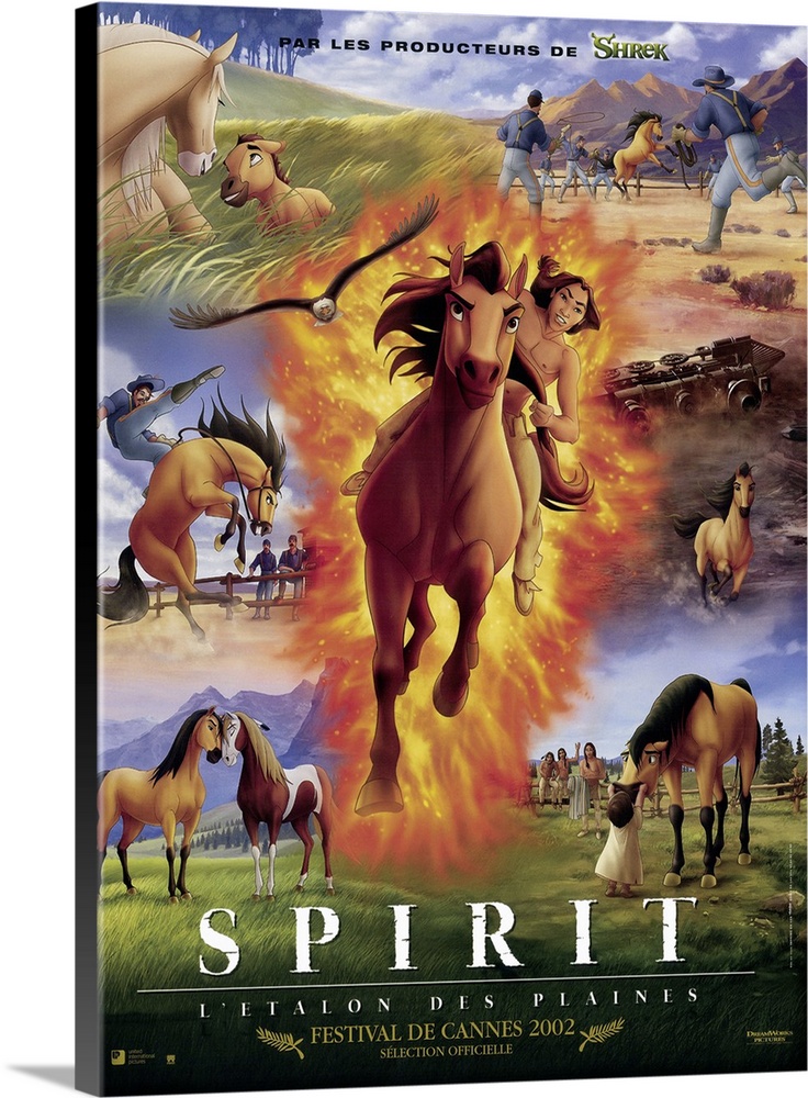 Spirit is a wild stallion and leader of his herd, who is captured and treated badly by a Cavalry Colonel (Cromwell) until ...