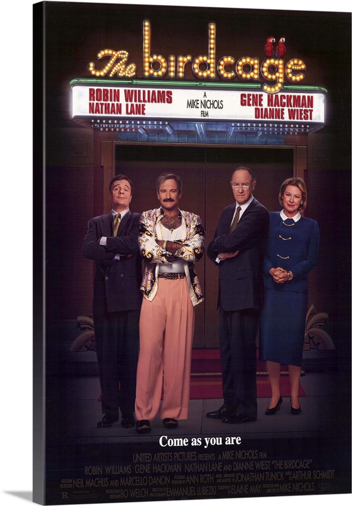 Somewhat overlong but well-played remake of La Cage aux Folles features Williams suppressing his usual manic schtick to po...