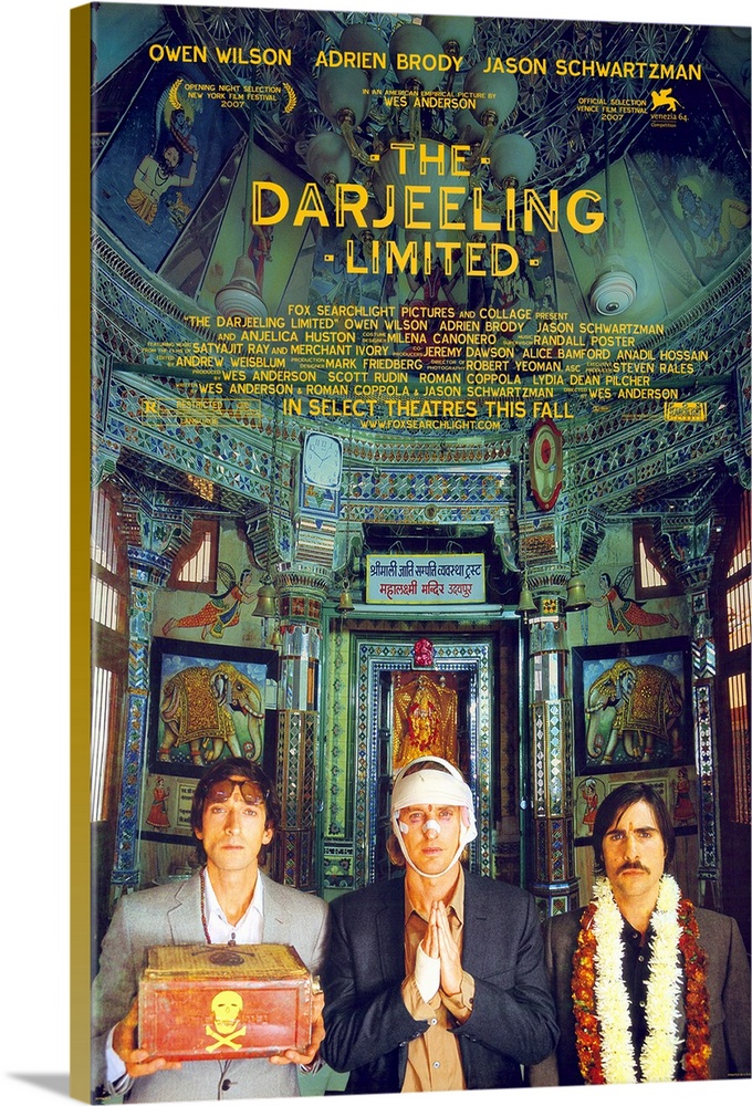The Darjeeling Limited Poster Art Print Movie Posters 