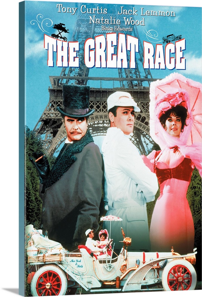 A dastardly villain, a noble hero, and a spirited suffragette are among the competitors in an uproarious New York-to-Paris...