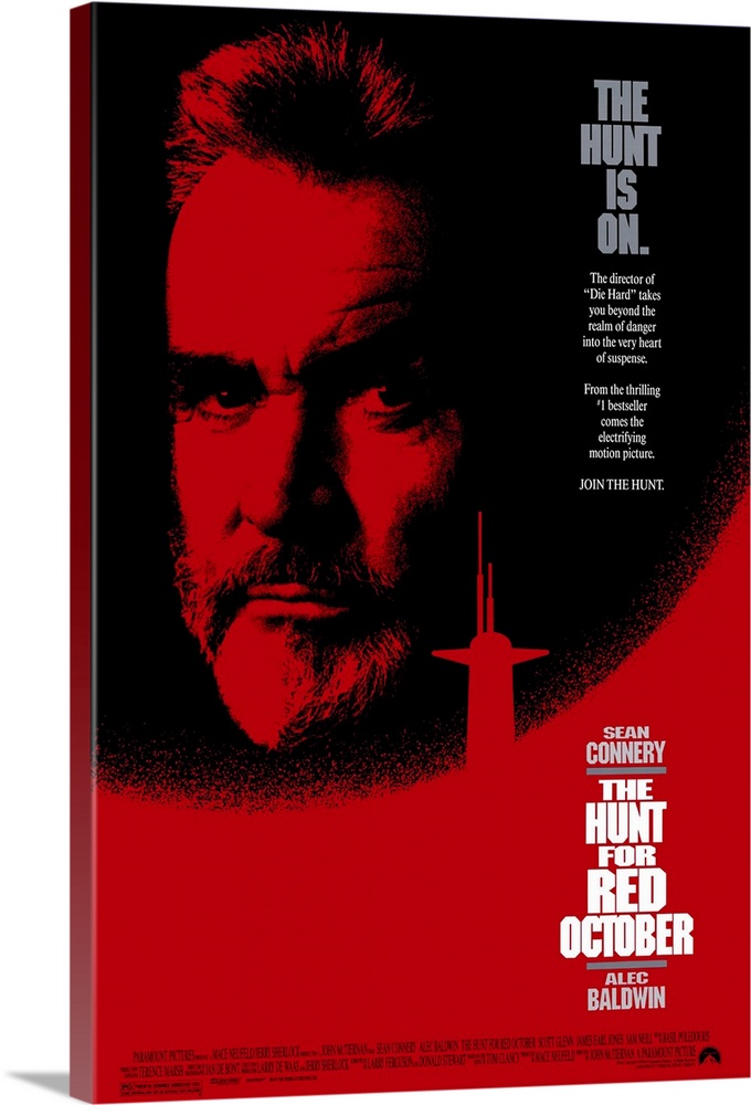 The Hunt for Red October (1990) Wall Art, Canvas Prints, Framed