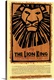 image thumbnail of Large canvas of a poster for The Lion King on Broadway.