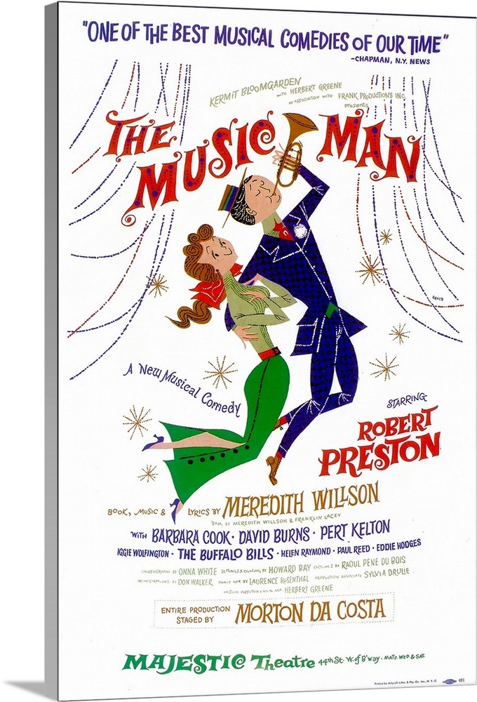 The Music Man (Broadway) (1957) Wall Art, Canvas Prints, Framed Prints ...