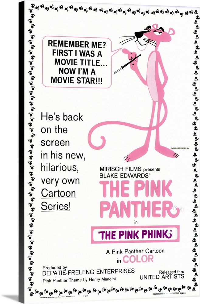 The Art of the Pink Panther Movie Titles