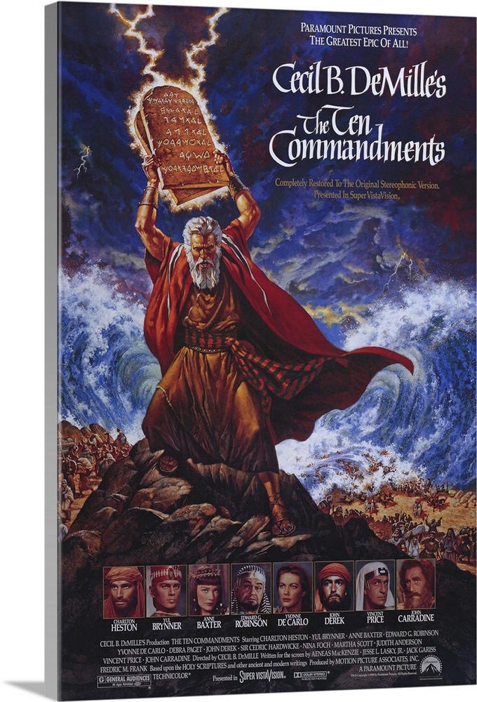 The Ten Commandments (1956) Wall Art, Canvas Prints, Framed Prints