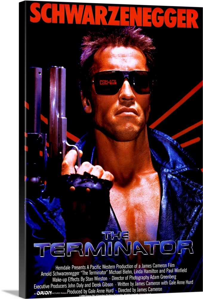 The Terminator (1984) Wall Art, Canvas Prints, Framed Prints, Wall ...