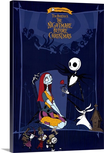 Tim Burtons The Nightmare Before Christmas (1993) | Great Big Canvas