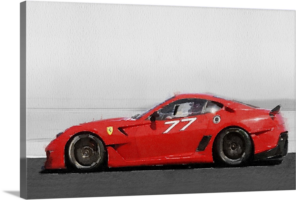 2006 Ferrari 599 GTB Fiorano Watercolor