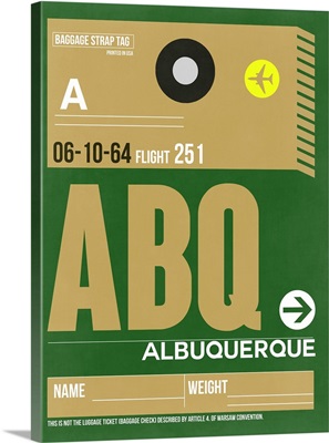 ABQ Albuquerque Luggage Tag I