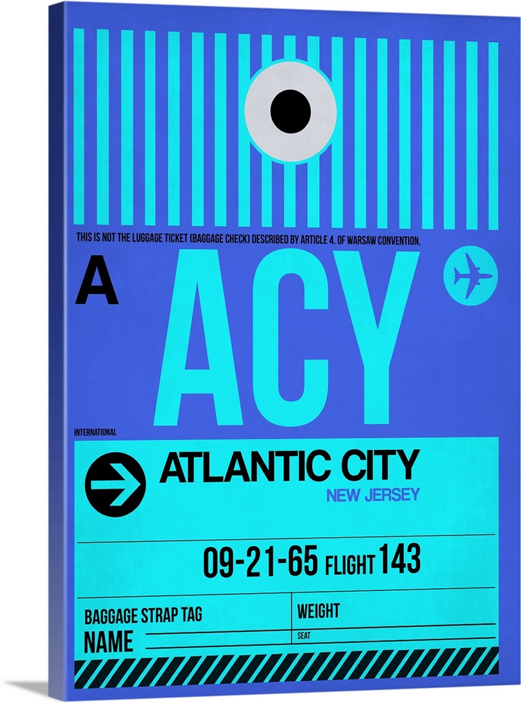 ACY Atlantic City Luggage Tag I