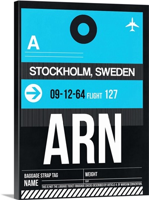 ARN Stockholm Luggage Tag I