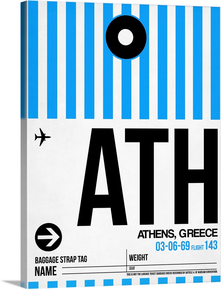 ATH Athens Luggage Tag I