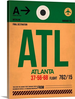 ATL Atlanta Luggage Tag I