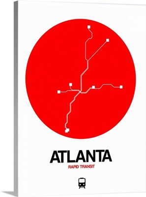 Atlanta Red Subway Map