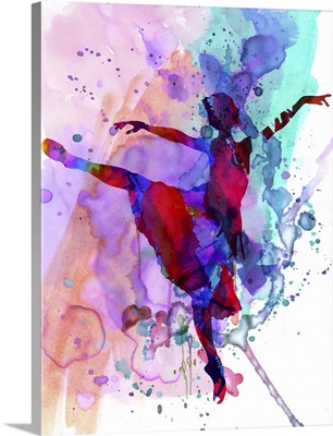 Ballerina'S Dance Watercolor I