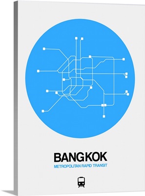 Bangkok Blue Subway Map