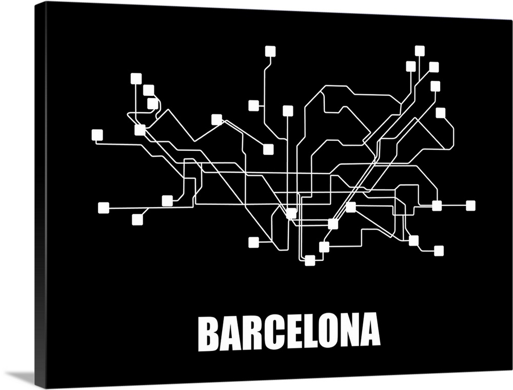 Barcelona Subway Map III