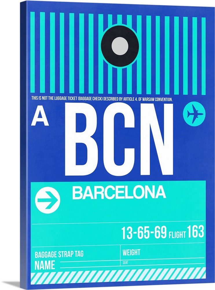 BCN Barcelona Luggage Tag II