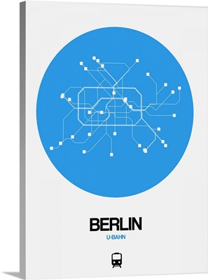 Berlin Blue Subway Map