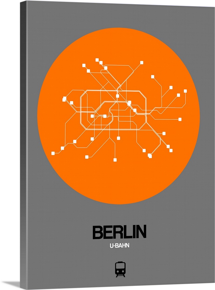 Berlin Orange Subway Map