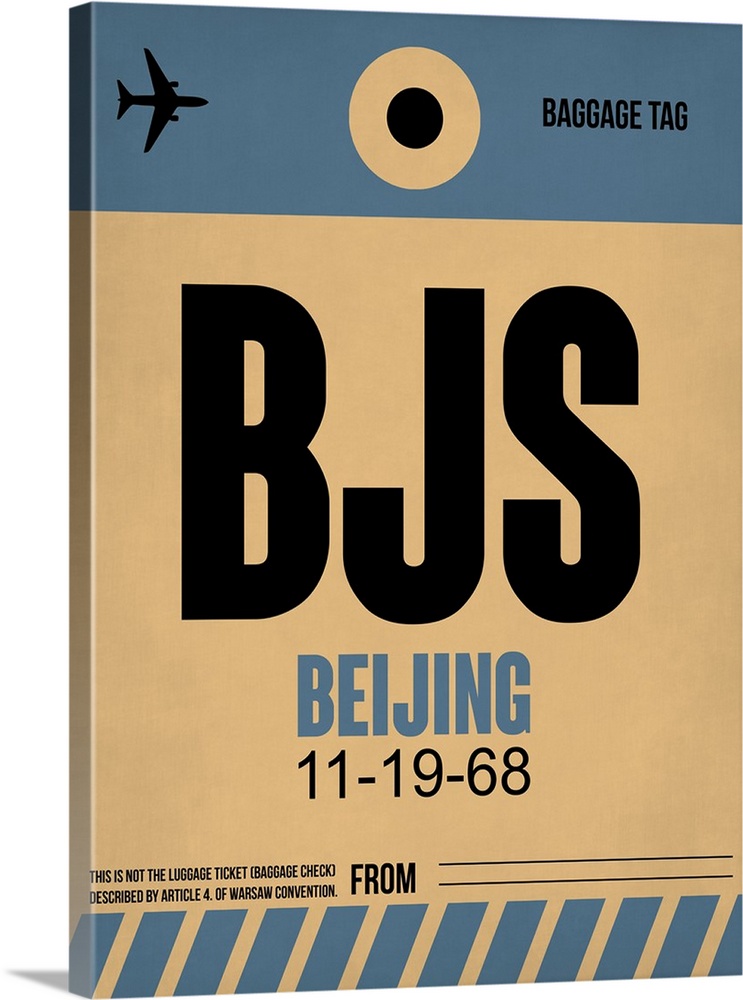 BJS Beijing Luggage Tag II