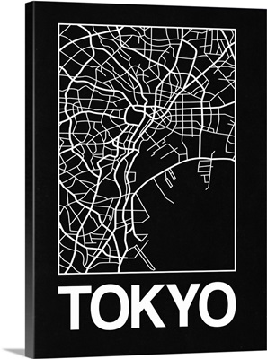 Black Map of Tokyo