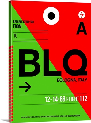 BLQ Bologna Luggage Tag I