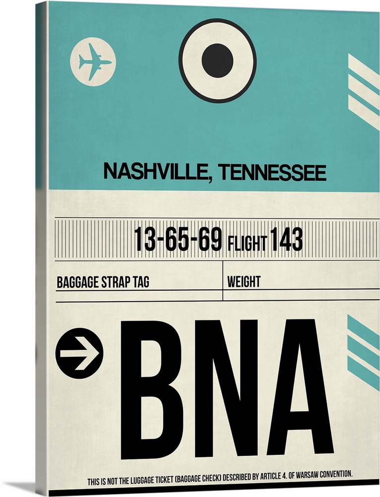 BNA Nashville Luggage Tag II
