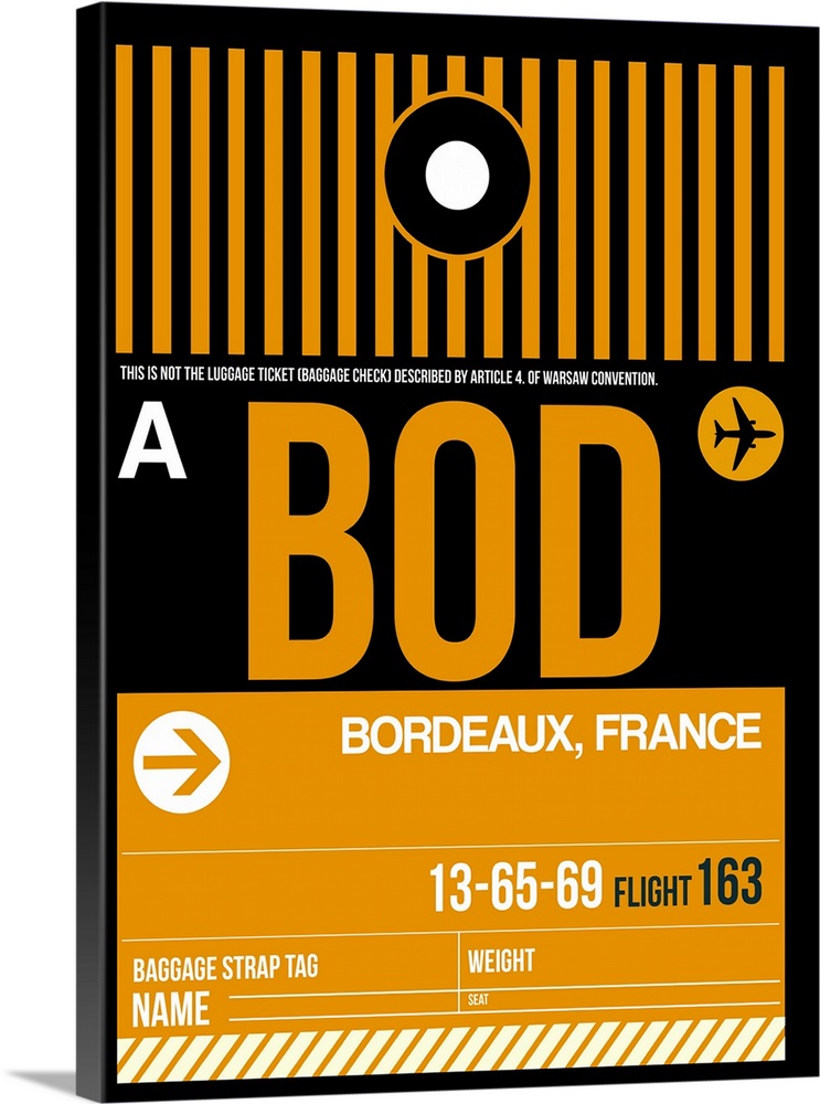 BOD Bordeaux Luggage Tag II