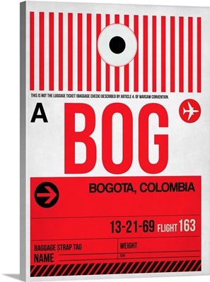 BOG Bogota Luggage Tag I