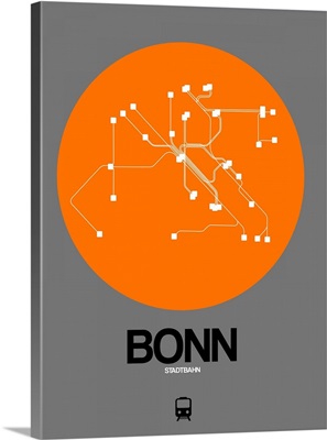 Bonn Orange Subway Map