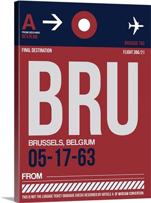 BRU Brussels Luggage Tag II