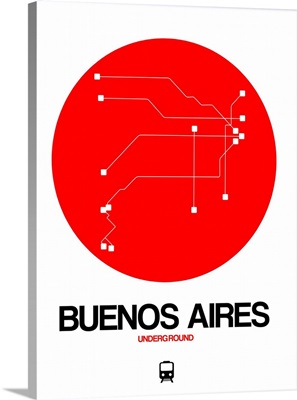 Buenos Aires Red Subway Map