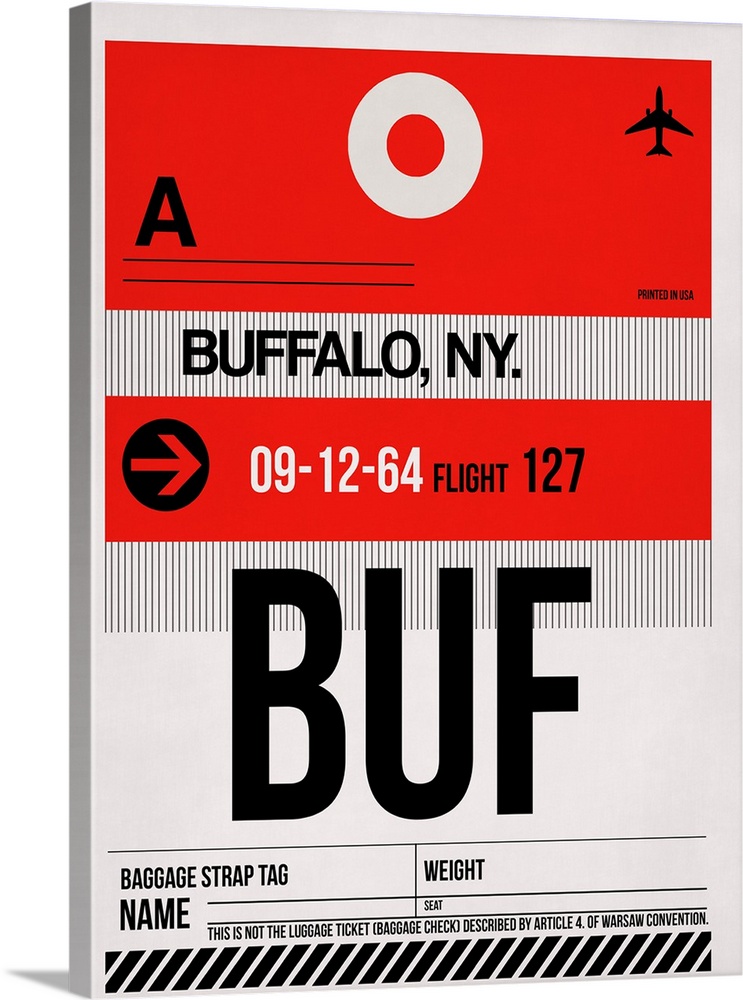 BUF Buffalo Luggage Tag I