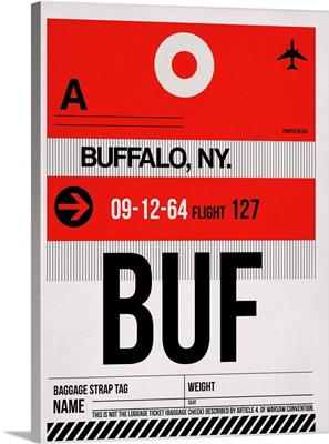 BUF Buffalo Luggage Tag I