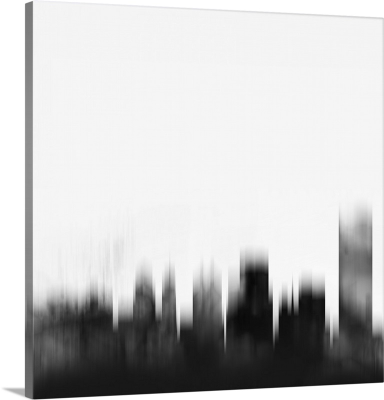 Buffalo City Black Skyline Wall Art, Canvas Prints, Framed Prints, Wall ...