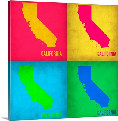 California Pop Art Map I