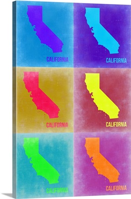 California Pop Art Map II