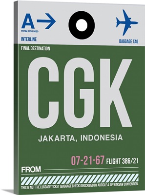 CGK Jakarta Luggage Tag II