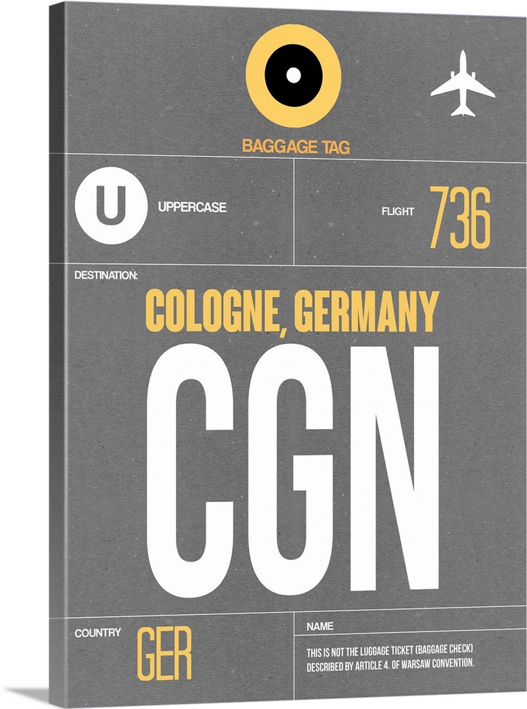 CGN Cologne Luggage Tag II