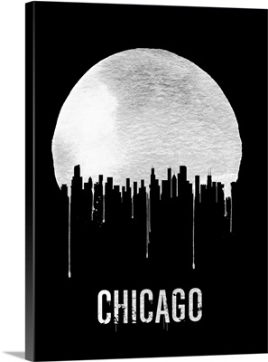 Chicago Skyline Black